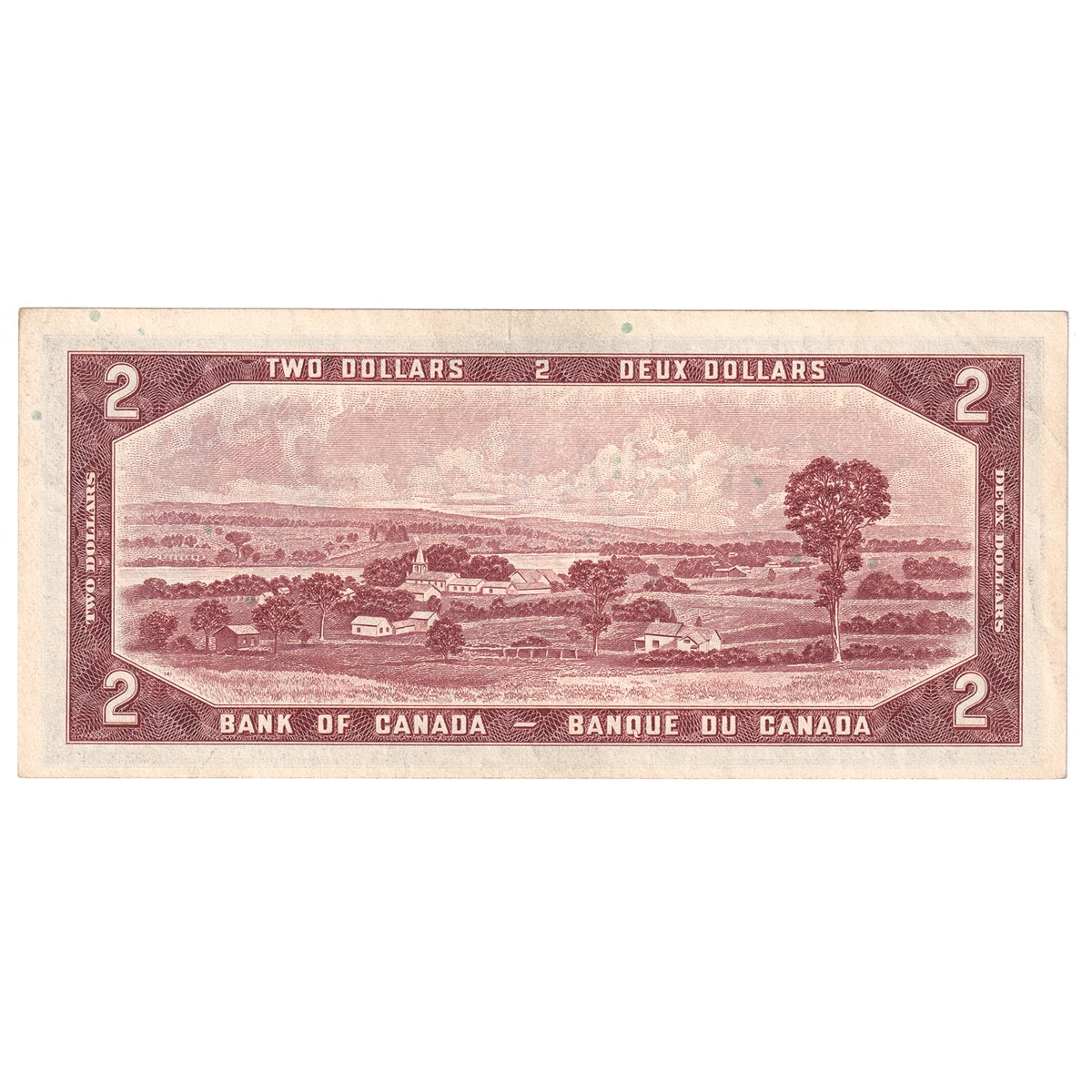 BC-38b 1954 Canada $2 Beattie-Rasminsky, T/U, EF-AU