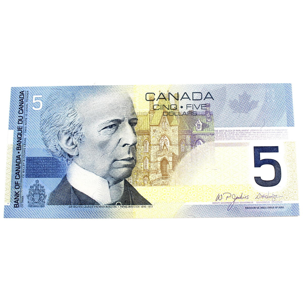 BC-62b 2004 Canada $5 Jenkins-Dodge, HNU, Uncirculated (MS60)
