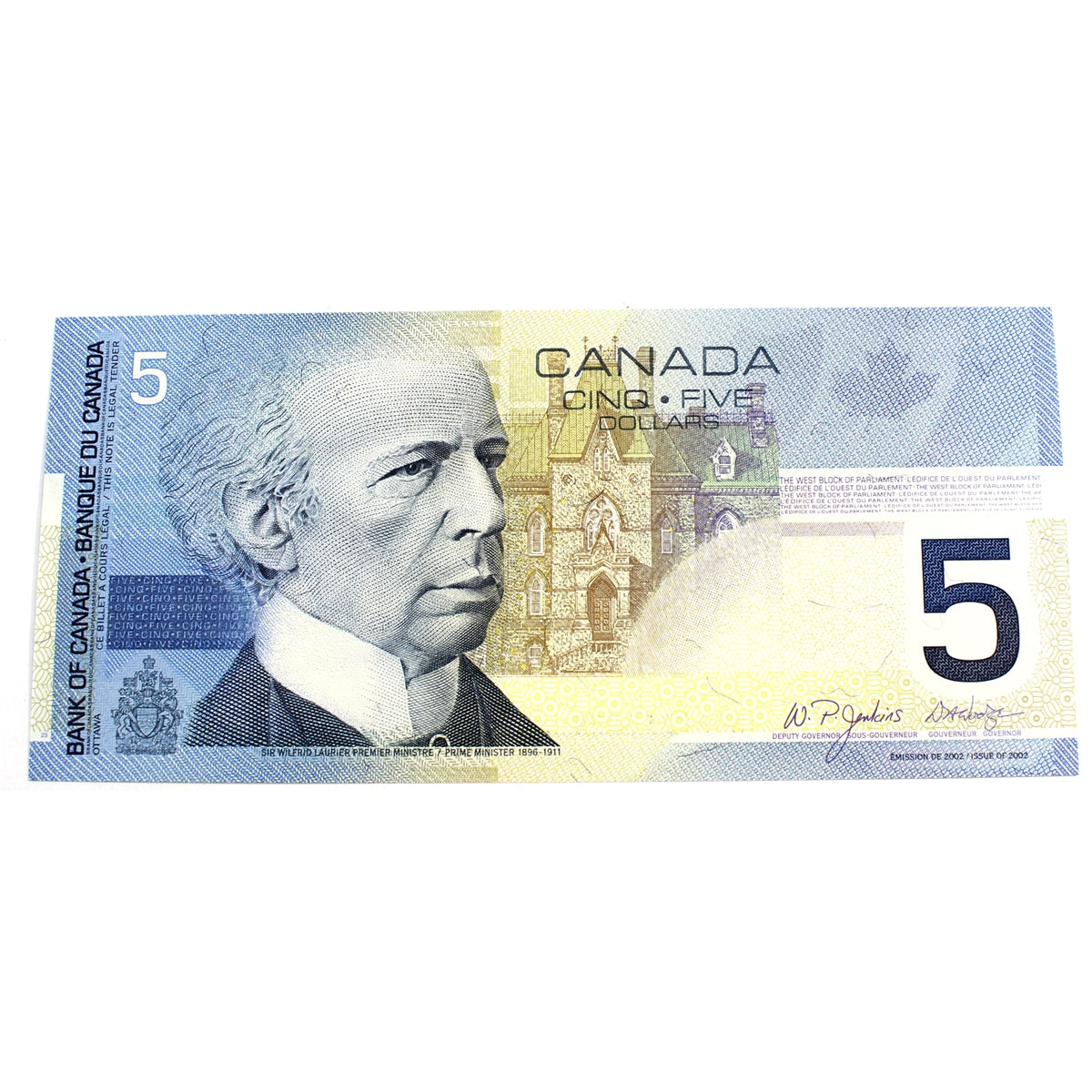 BC-62b 2004 Canada $5 Jenkins-Dodge, HOA, Uncirculated (MS60)
