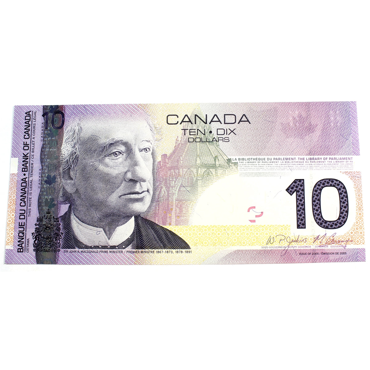 BC-68b 2009 Canada $10 Jenkins-Carney, BFP, CUNC