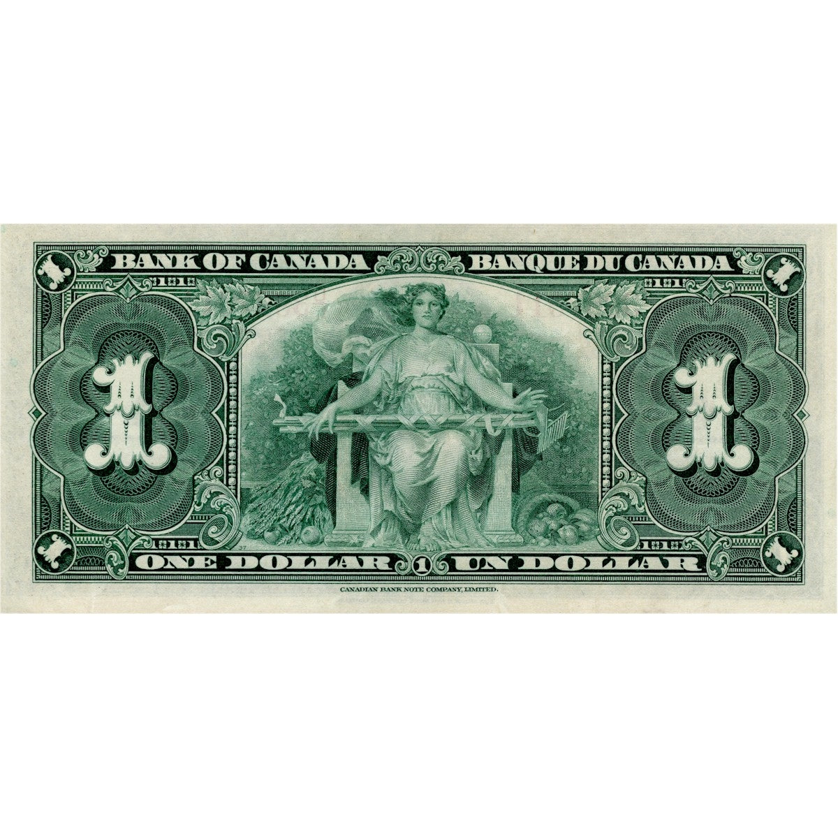BC-21c 1937 Canada $1 Gordon-Towers, U/L, Extra Fine (EF40)