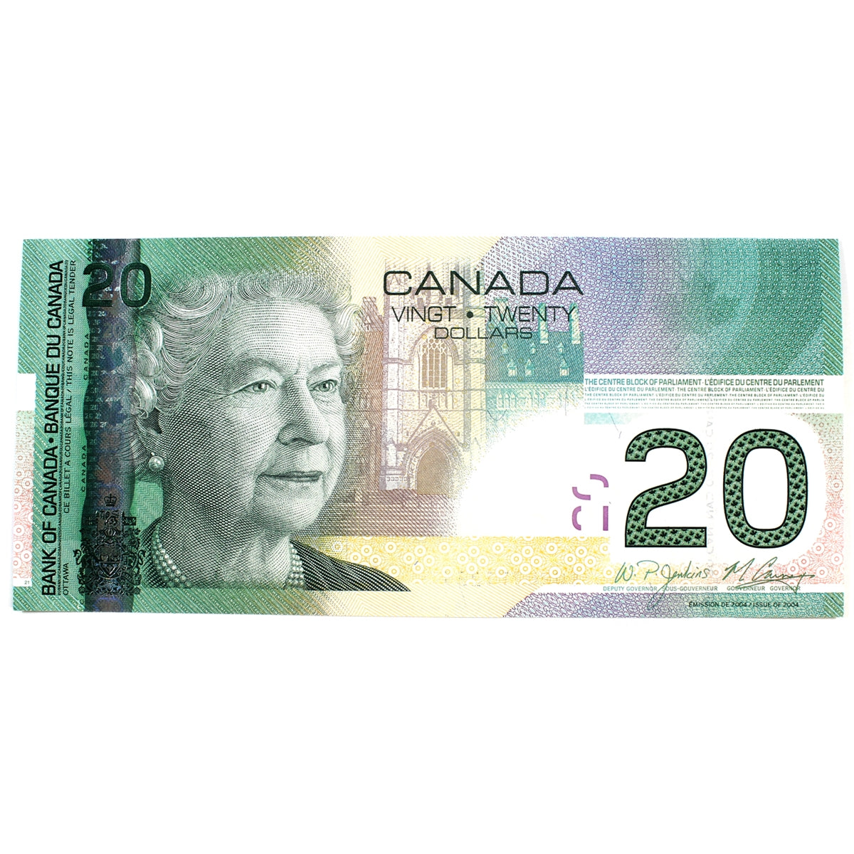 BC-64b 2009 Canada $20 Jenkins-Carney, EUP, Choice Uncirculated (CUNC63)