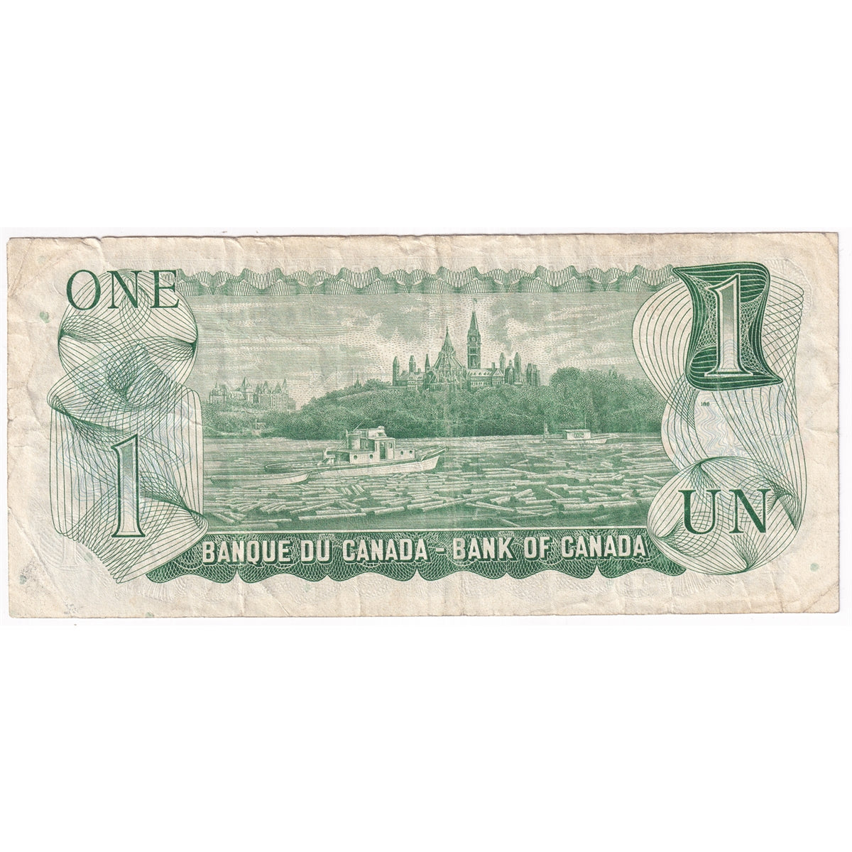 BC-46aA 1973 Canada $1 Lawson-Bouey, *GY, F-VF