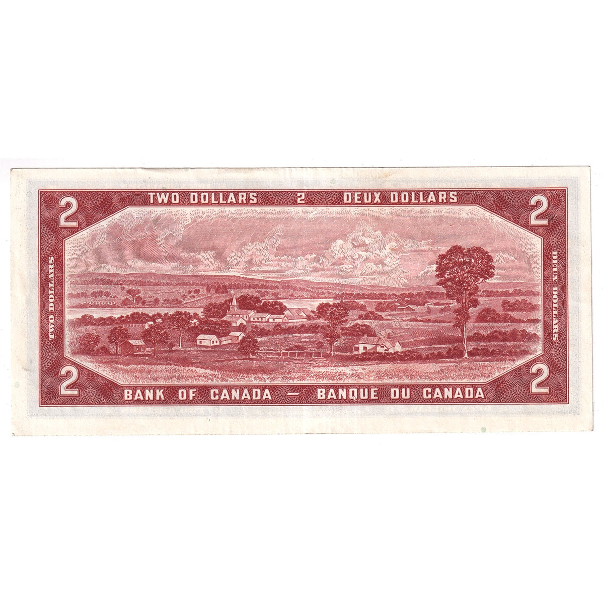BC-38a 1954 Canada $2 Beattie-Coyne, P/B, Extra Fine (EF40)