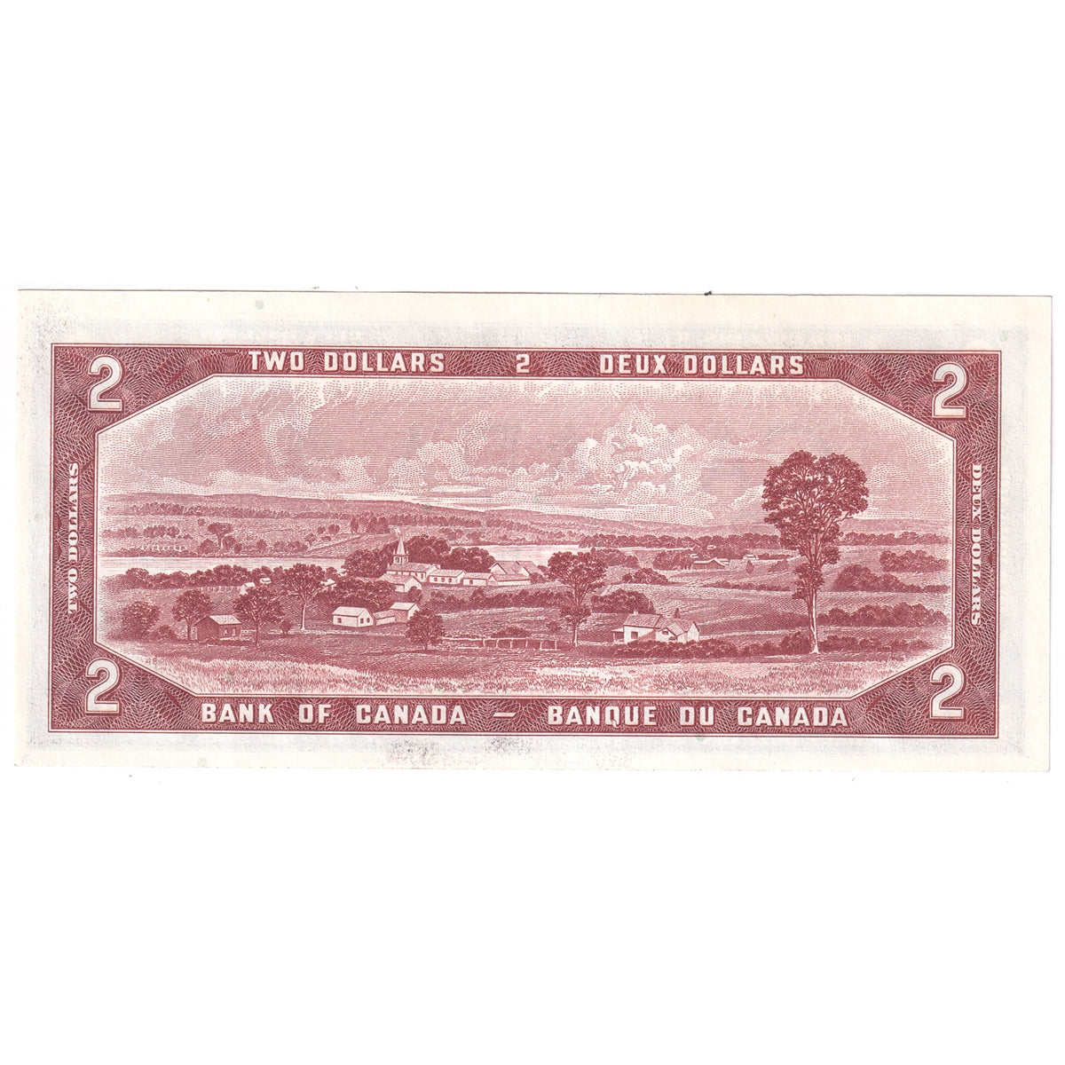 BC-38a 1954 Canada $2 Beattie-Coyne, U/B, Uncirculated (MS60)