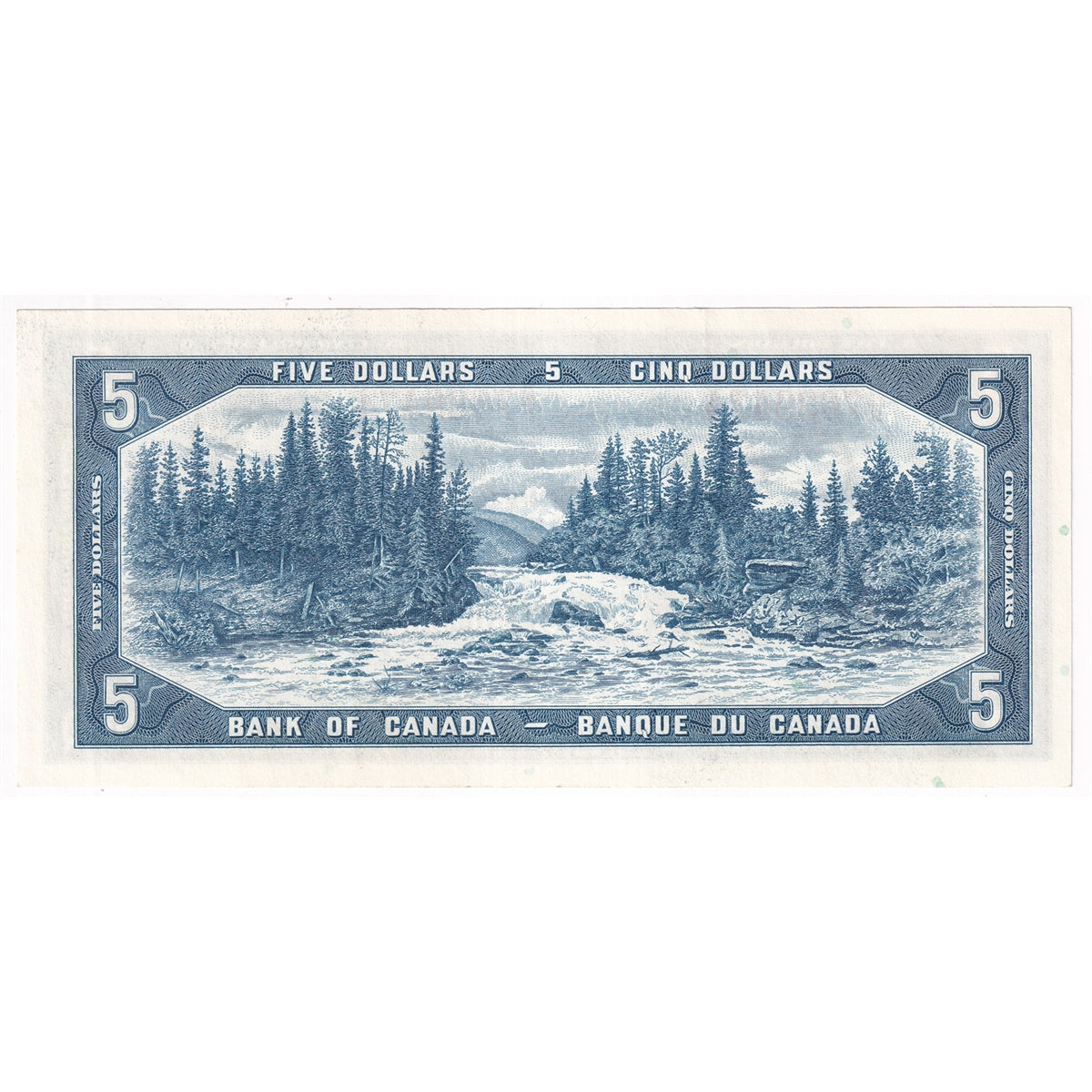 BC-39b 1954 Canada $5 Beattie-Rasminsky, R/S, Extra Fine (EF40)