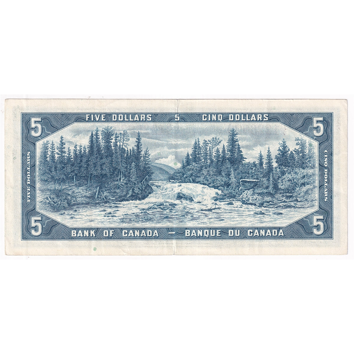 BC-39b 1954 Canada $5 Beattie-Rasminsky, B/X, VF-EF (VF30)