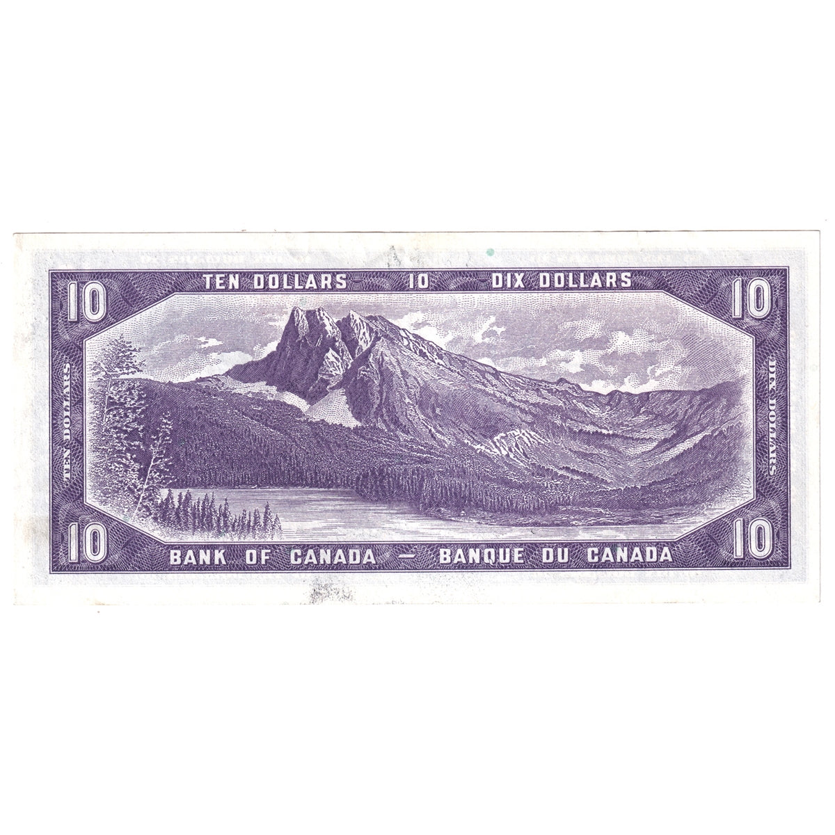 BC-40a 1954 Canada $10 Beattie-Coyne, Y/D, AU-UNC (AU55)