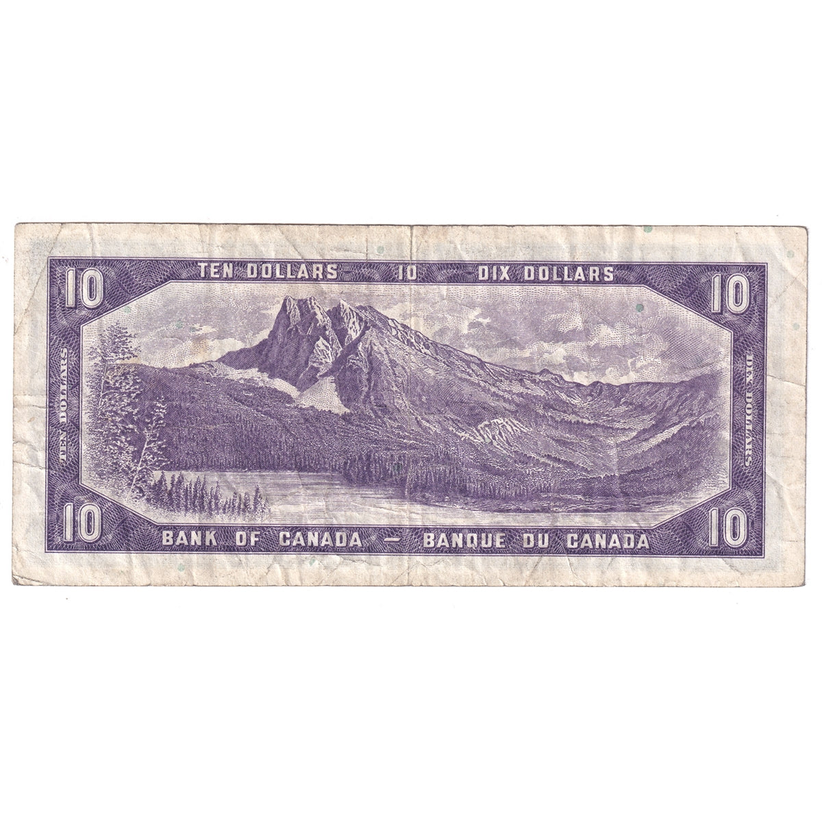 BC-40a 1954 Canada $10 Beattie-Coyne, A/T, Fine (F12)