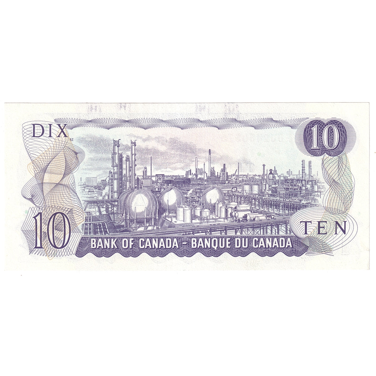 BC-49e 1971 Canada $10 Thiessen-Crow, FDJ, AU-UNC (AU55)