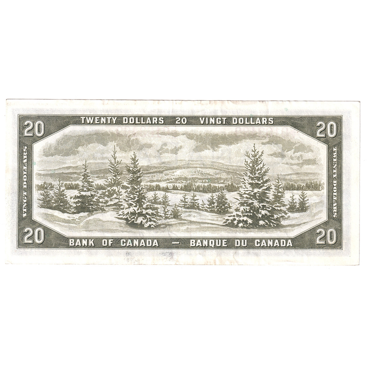 BC-41a 1954 Canada $20 Beattie-Coyne, L/E, Extra Fine (EF40)