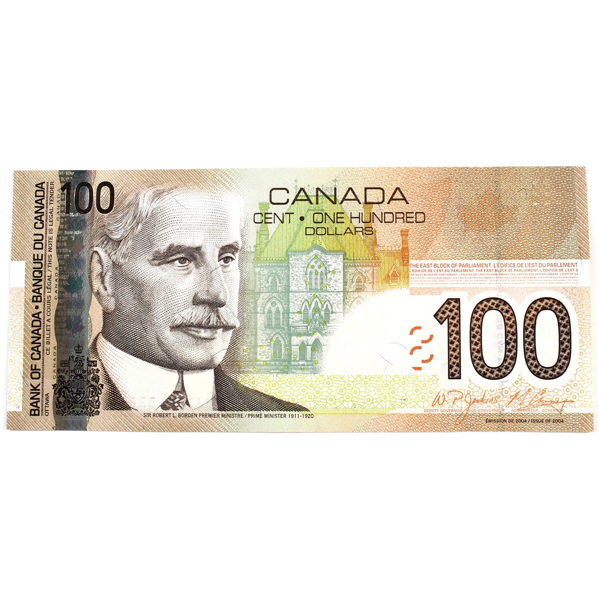 BC-66b 2009 Canada $100 Jenkins-Carney, EJZ, AU-UNC (AU55)
