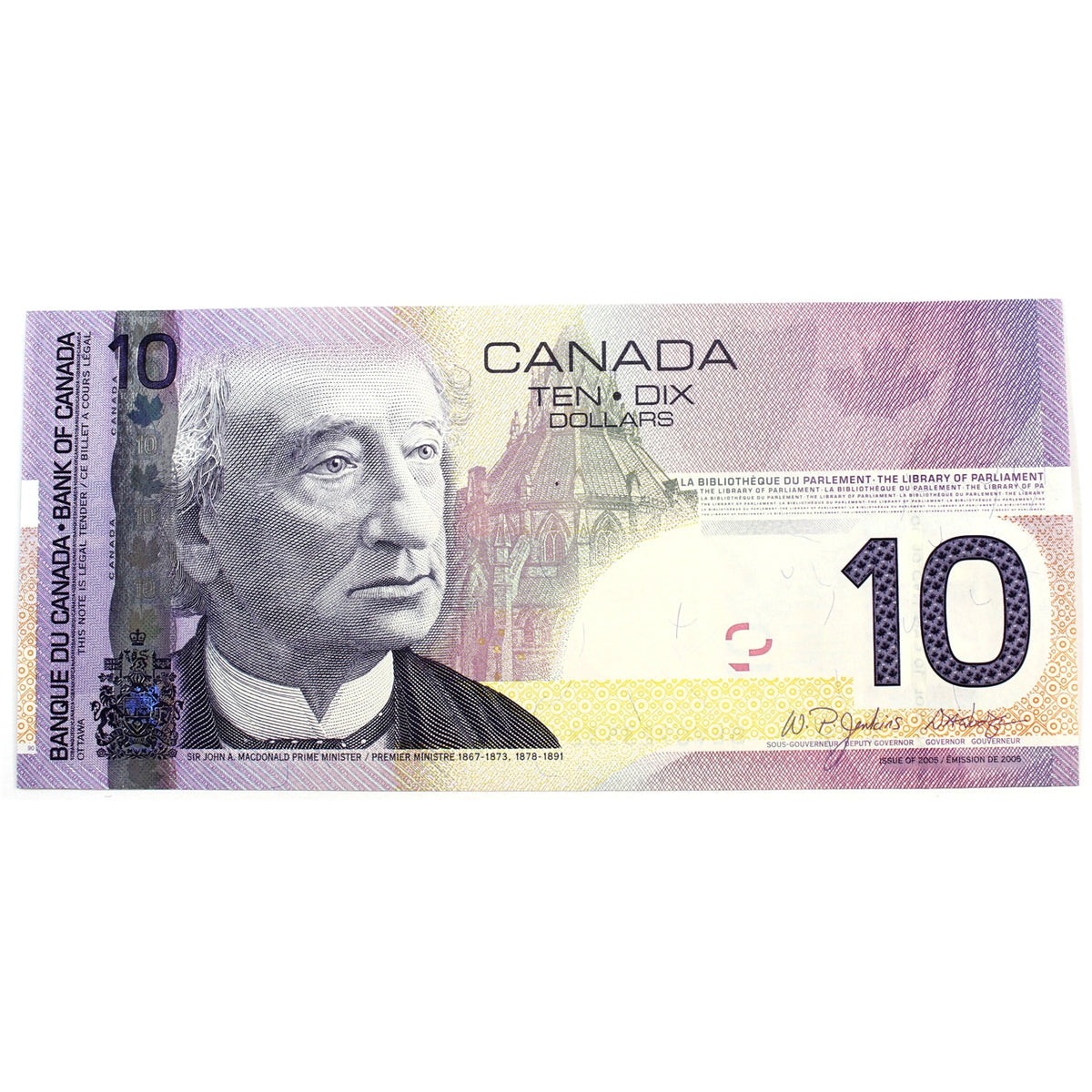 BC-68aA 2004 Canada $10 Jenkins-Dodge, BEV (0.90-0.99), Choice Uncirculated (CUNC63)
