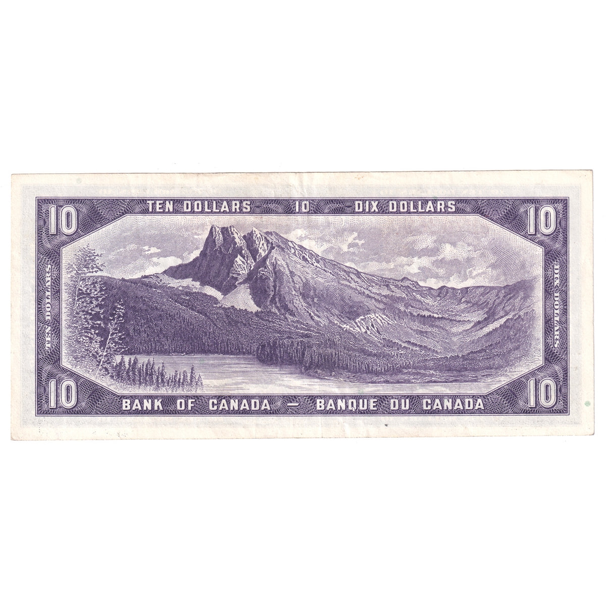 BC-40a 1954 Canada $10 Beattie-Coyne, T/D, Very Fine (VF20)