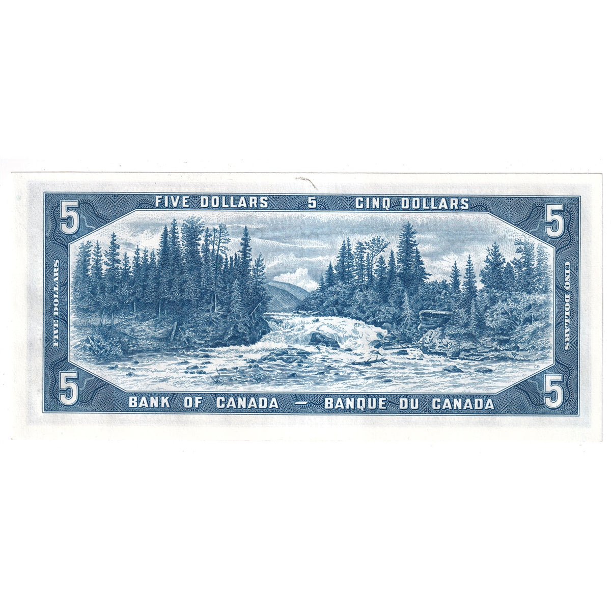 BC-39a-i 1954 Canada $5 Beattie-Coyne, W/C, Choice Uncirculated (CUNC63)