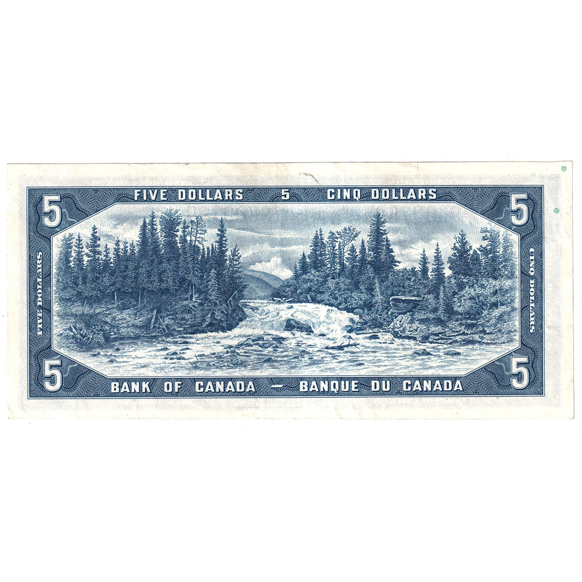 BC-39b 1954 Canada $5 Beattie-Rasminsky, N/X, EF-AU (EF45)