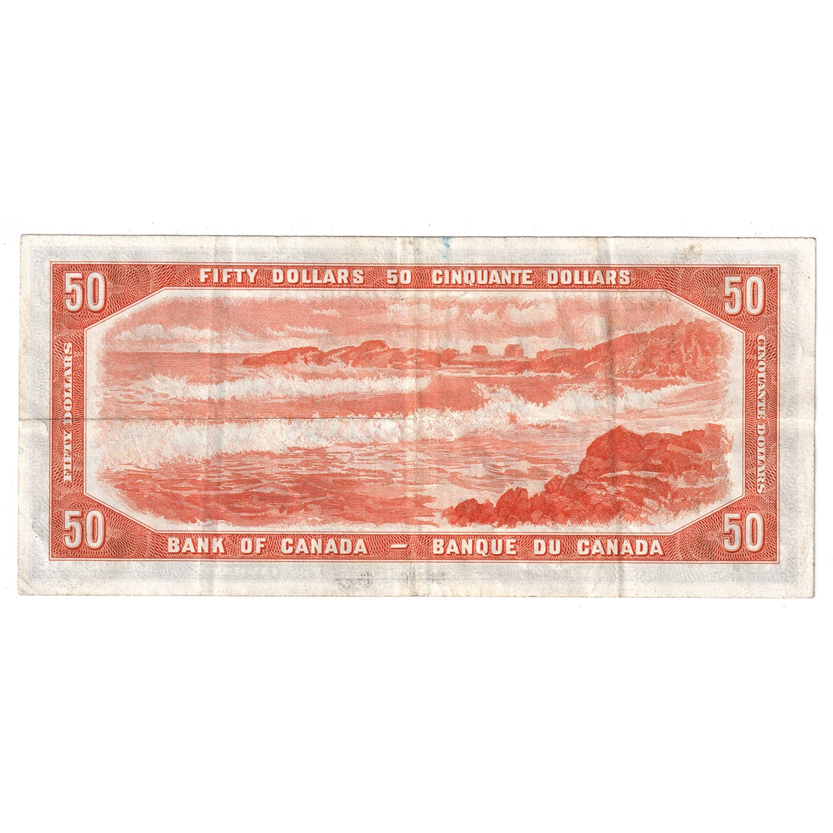 BC-34b 1954 Canada $50 Beattie-Coyne, Devil's Face, A/H, VF-EF