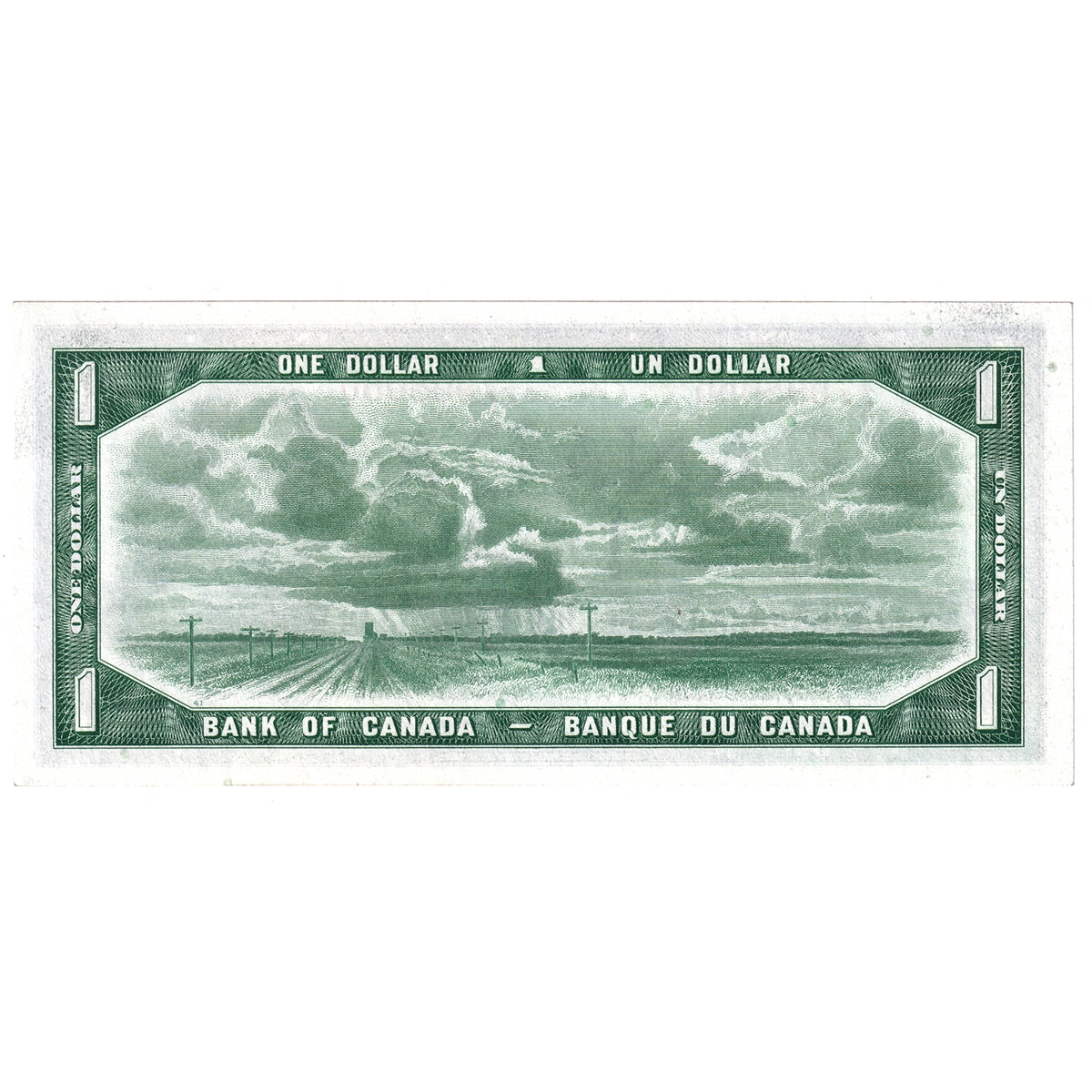 BC-37a 1954 Canada $1 Beattie-Coyne, Y/A, Choice Uncirculated (CUNC63)