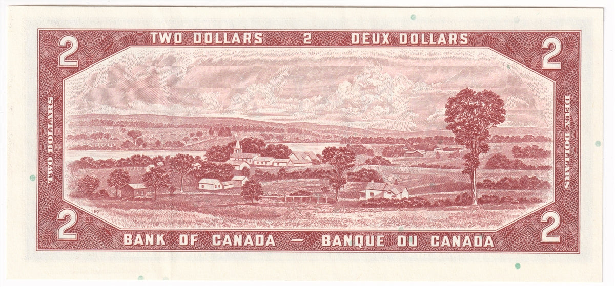 BC-38cA 1954 Canada $2 Bouey-Rasminsky, *A/G Above 3.2M, EF-AU (EF45)
