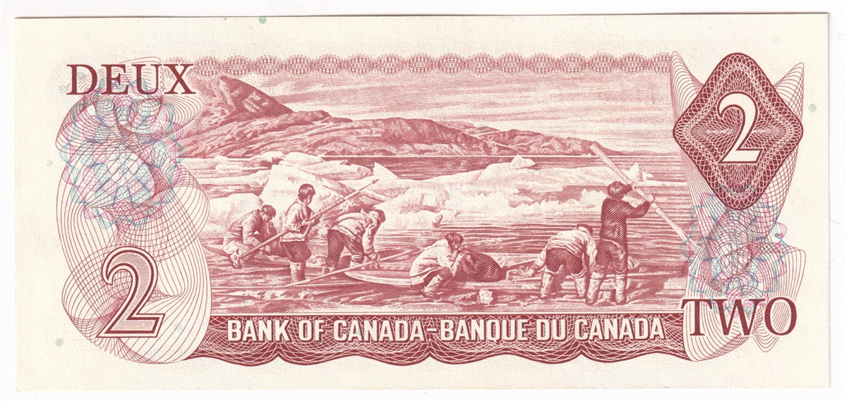 BC-47a-i 1974 Canada $2 Lawson-Bouey, ABK, AU-UNC (AU55)