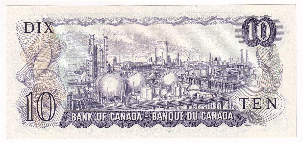BC-49c-i 1971 Canada $10 Lawson-Bouey, EDD, AU-UNC (AU55)