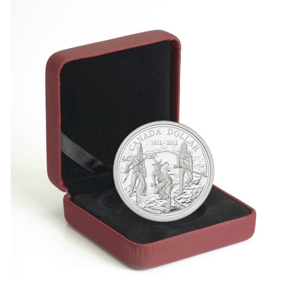 2012 Canada War of 1812 Bicentennial Proof Silver Dollar (No Tax)