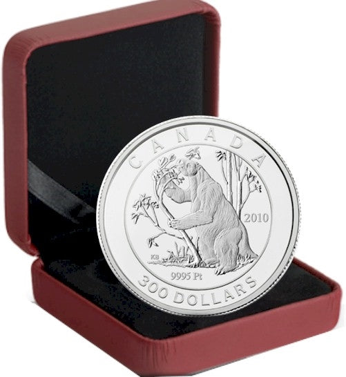 2010 Canada $300 Ground Sloth Platinum Coin (TAX Exempt)