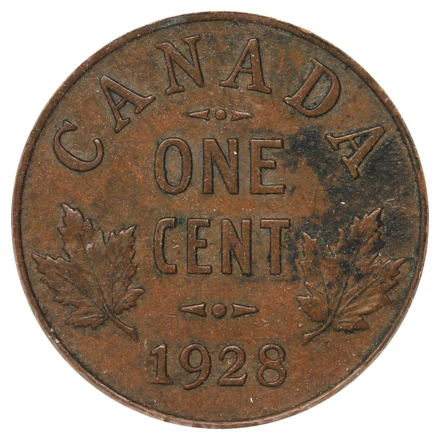 1923 Canada 1-cent EF-AU (EF-45) Impaired
