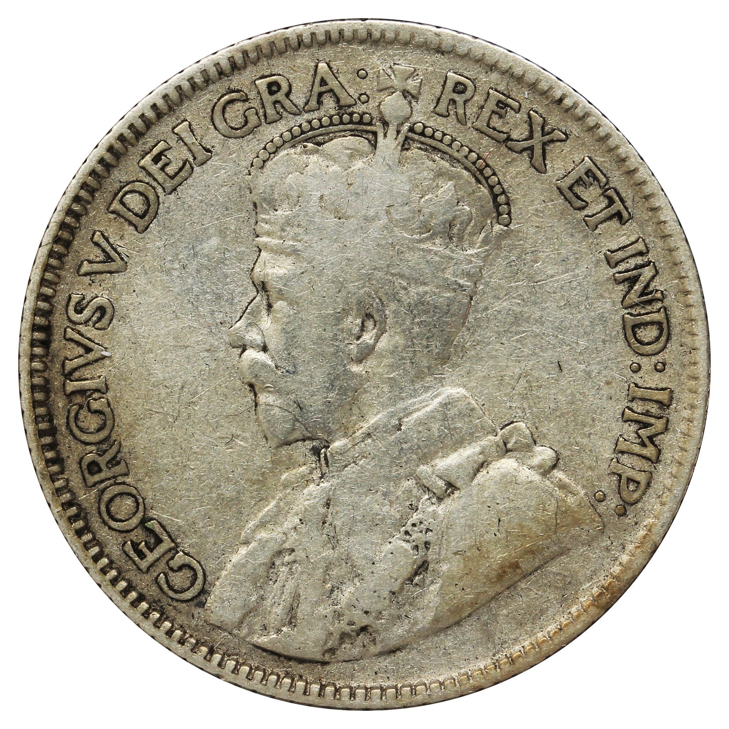 1936 Bar Canada 25-cents Very Good (VG8) Impaired
