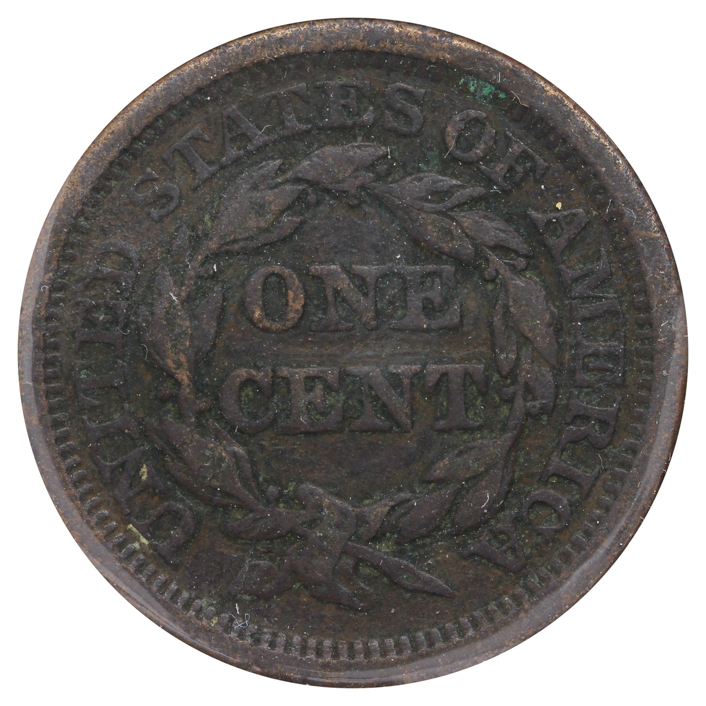 1850 USA Cent (Scratched)
