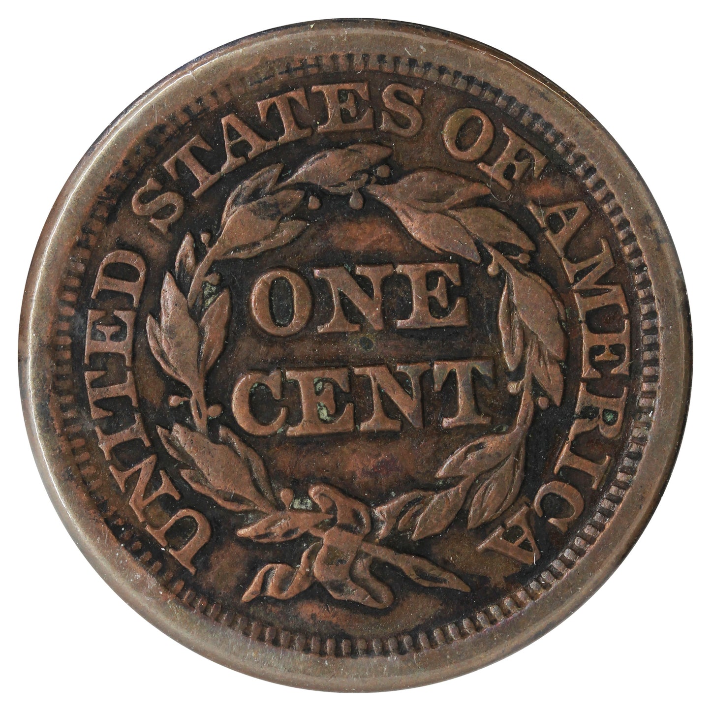 1850 USA Cent (Toned)