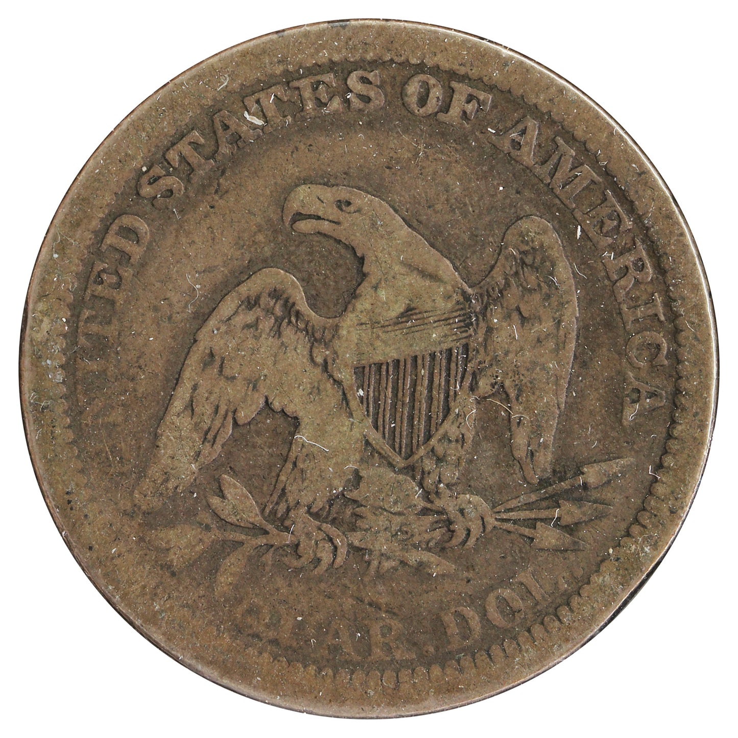 1854 O Arrows No Rays USA Quarter