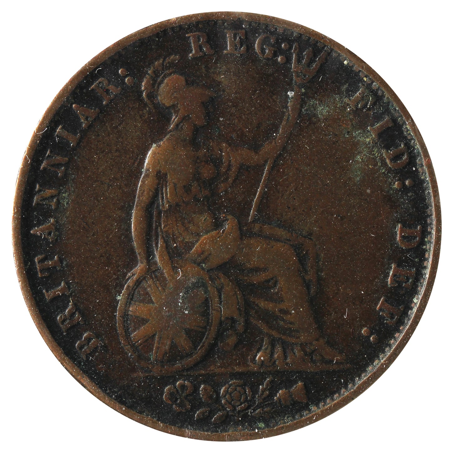 Great Britain 1857 1/2 Penny VF-EF (VF30)