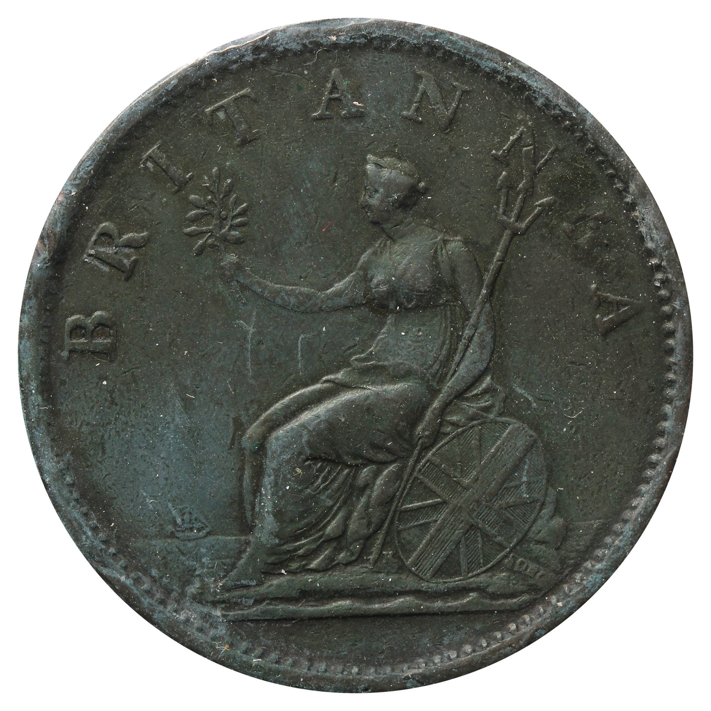 Great Britain 1807 Penny Extra Fine (EF40)