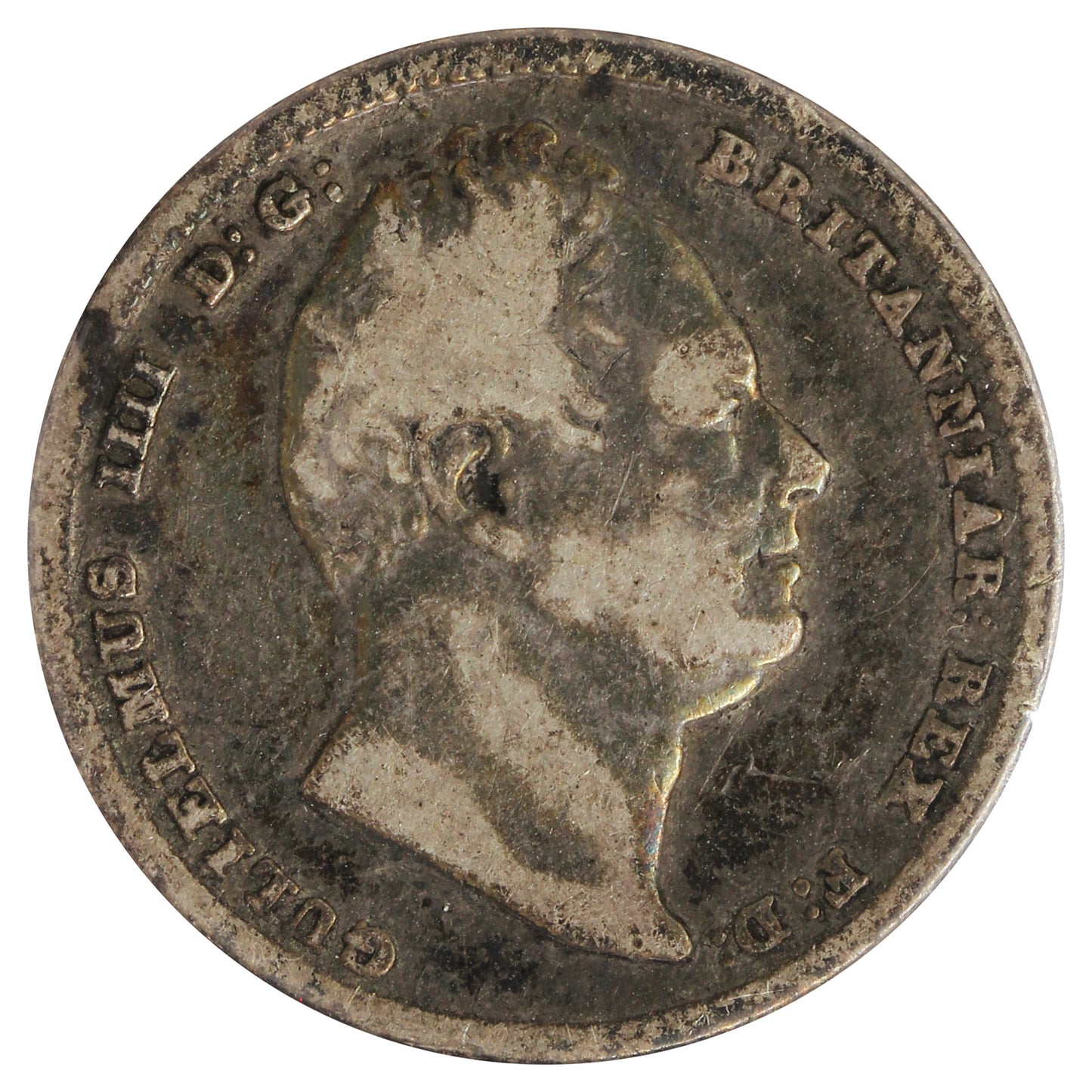 Great Britain 1834 6 Pence G-VG (G6) Toned