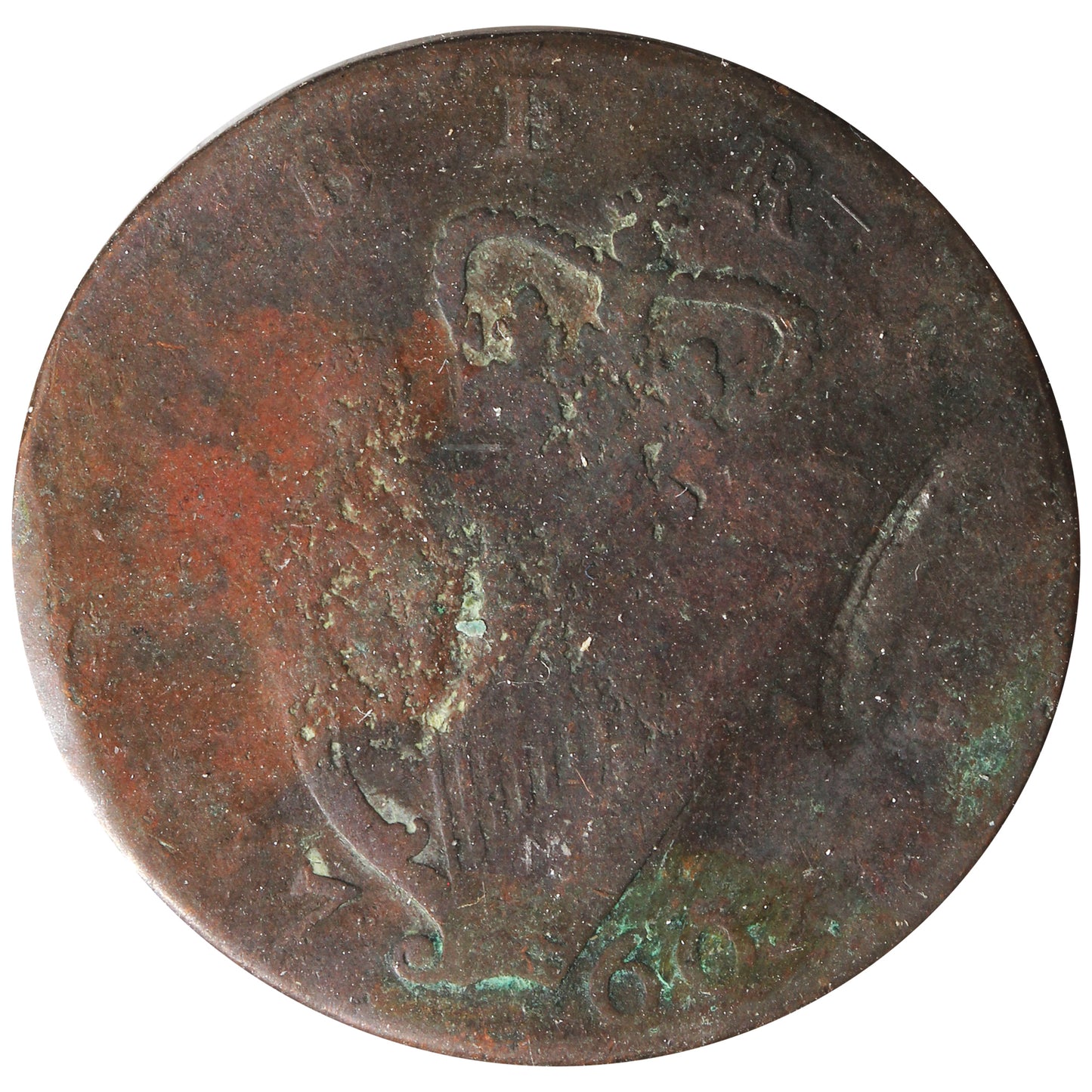 Ireland 1760 1/2 Penny