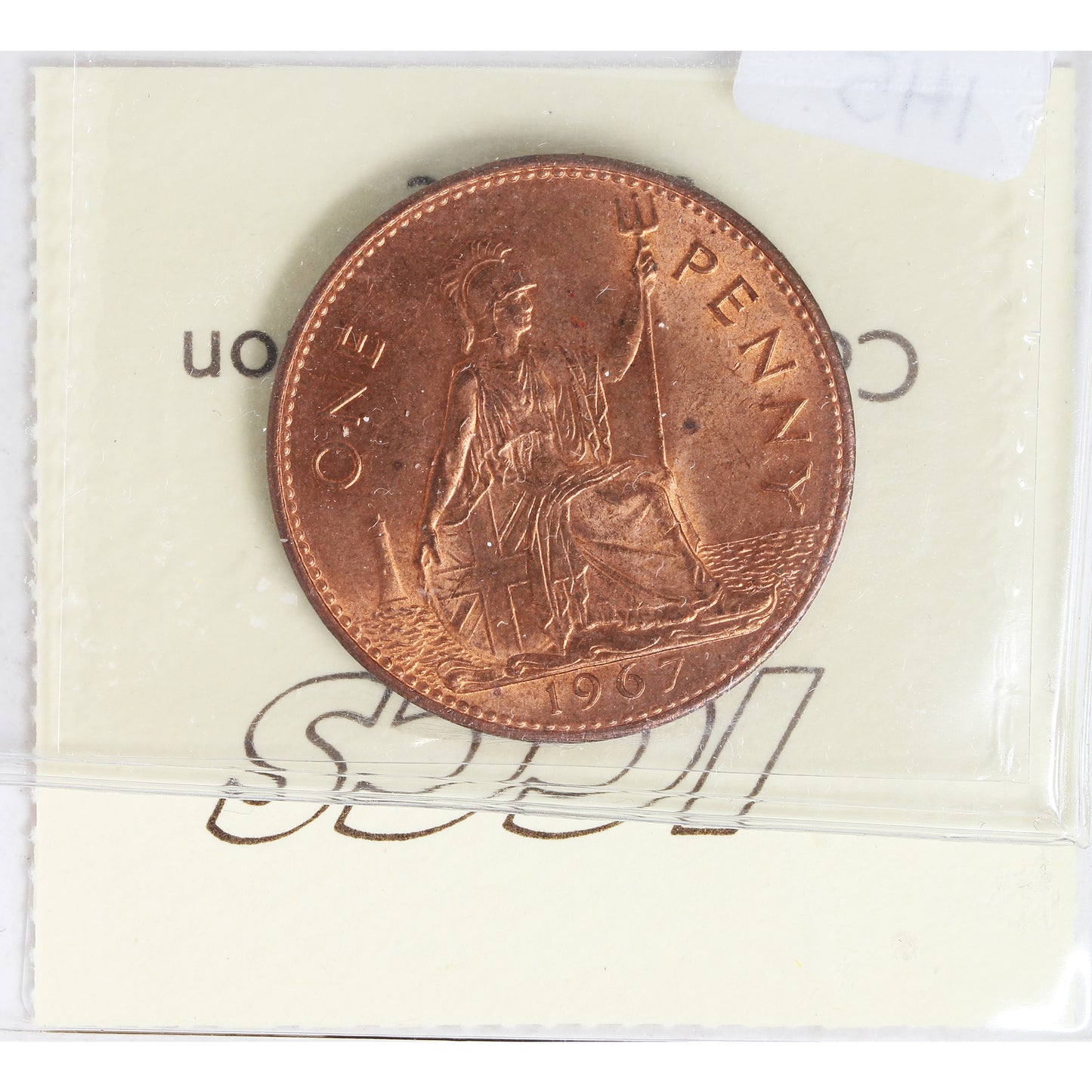 Great Britain 1967 Penny ICCS Certified MS65 Red