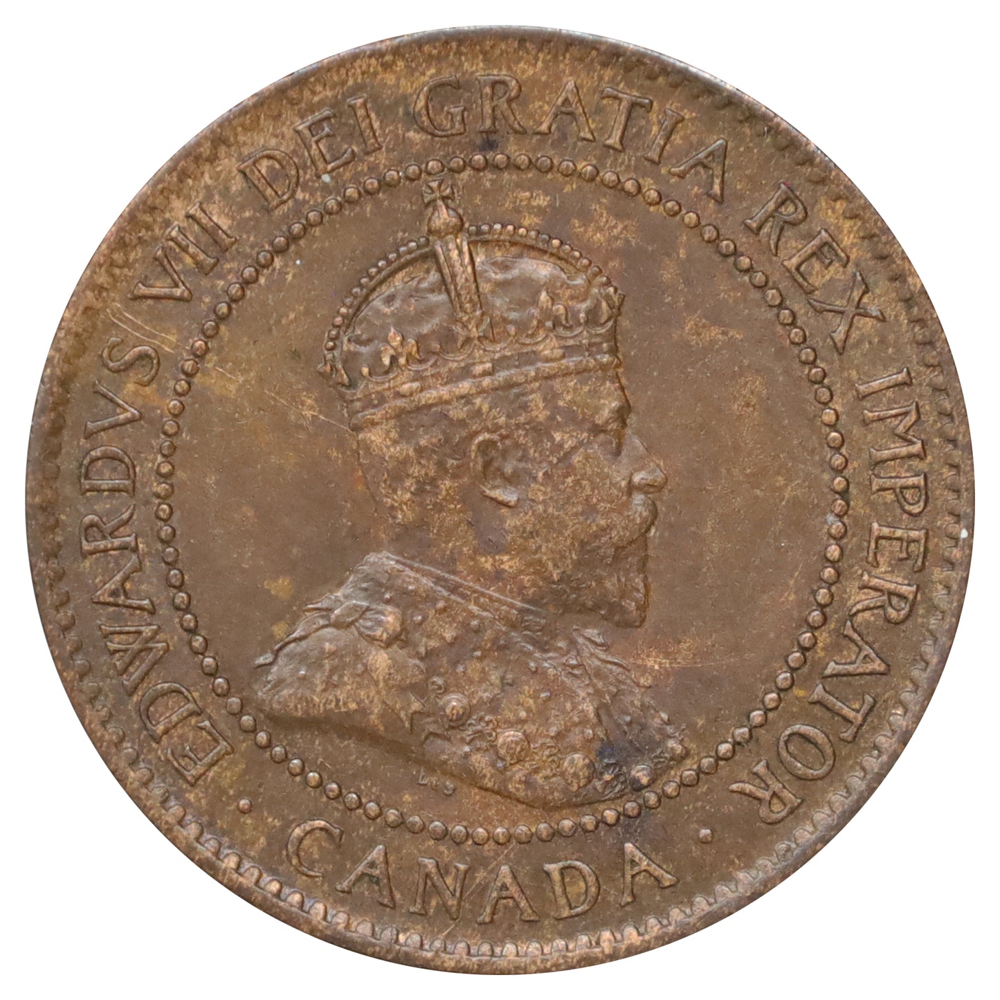 1904 Canada 1-cent AU-UNC (AU55) Scratched, marks, or impaired