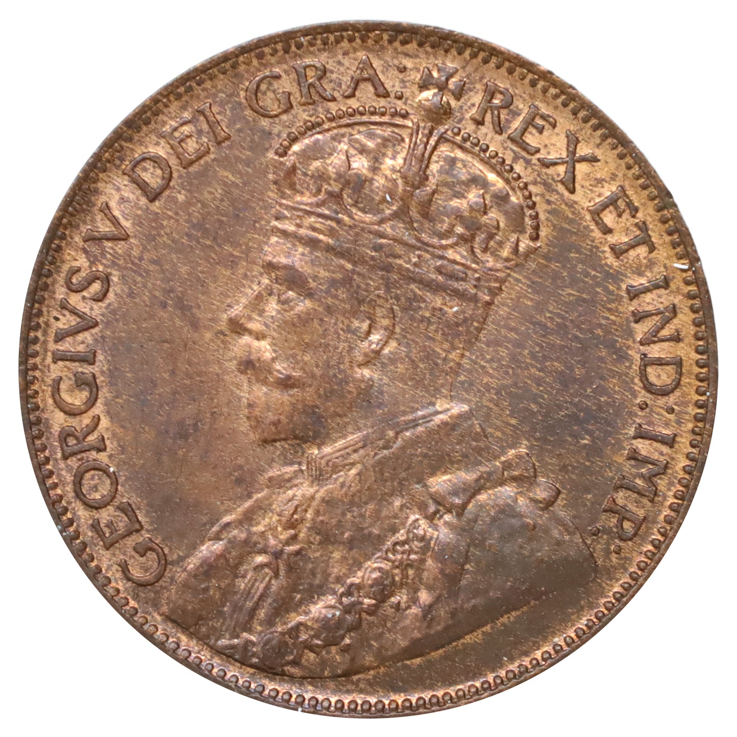1920 Canada Large 1-cent AU-UNC (AU55) Scratched, marks, or impaired