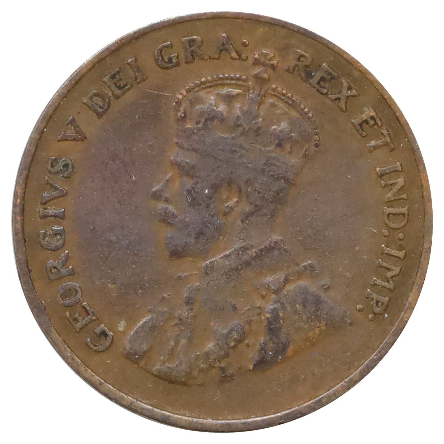 1925 Canada 1-cent Fine (F12) Scratched, marks, or impaired