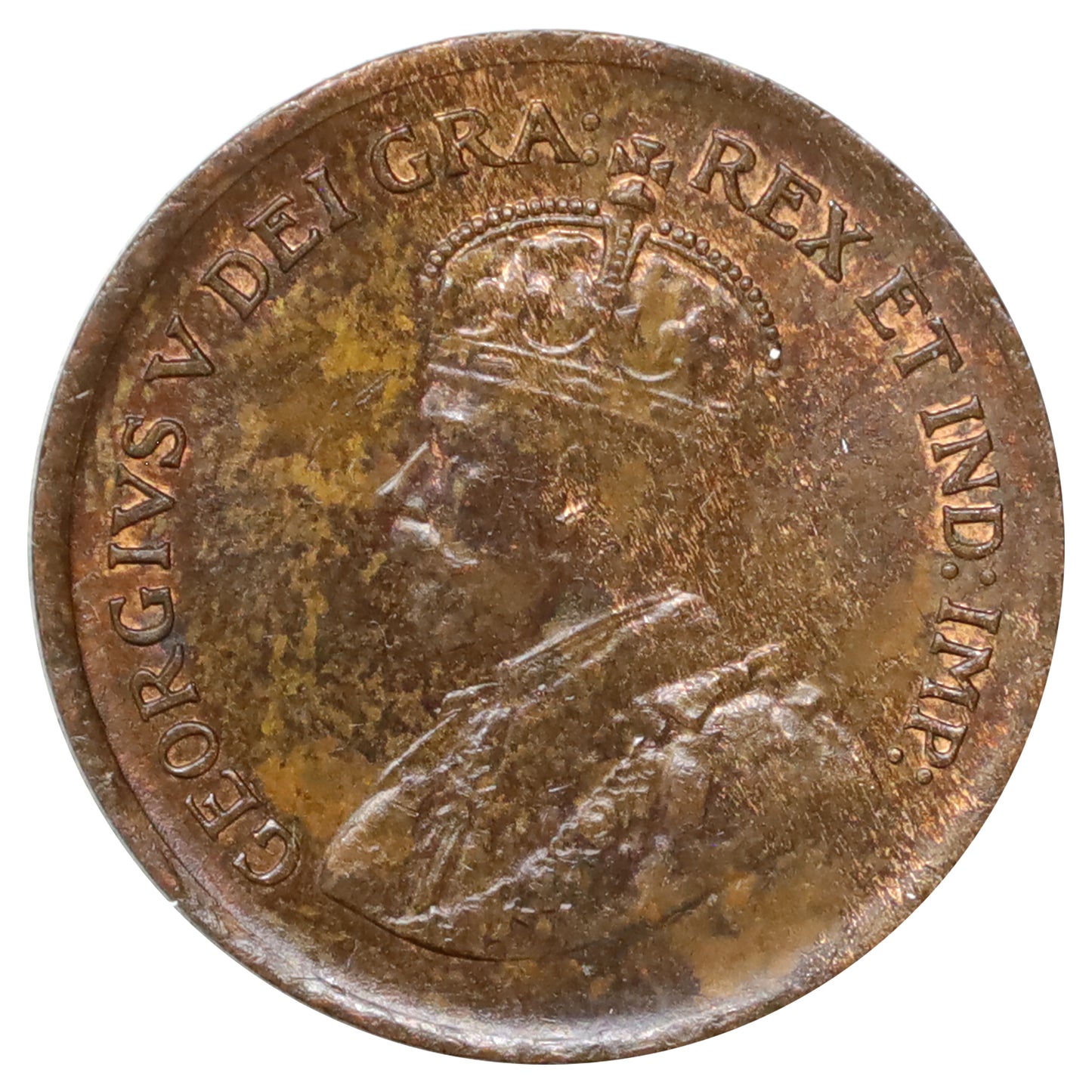 1929 Canada 1-cent Brilliant Uncirculated (MS63) Red & Brown
