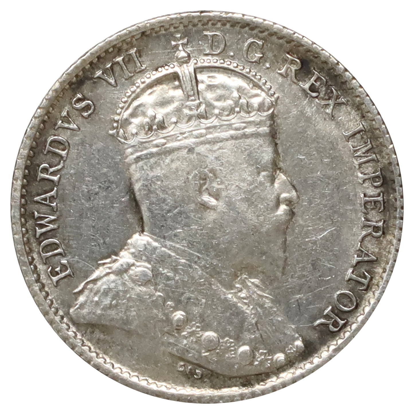 1905 Canada 5-cents AU-UNC (AU55) Scratched, marks, or impaired