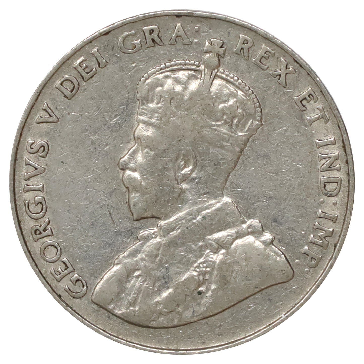 1924 Canada 5-cents Fine (F12) Scratched, marks, or impaired
