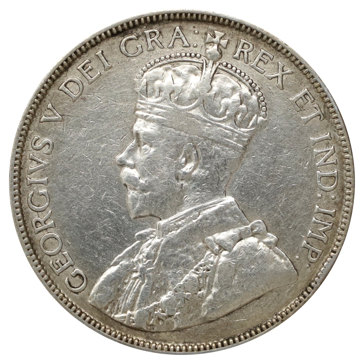 1913 Canada 50-cents Very Fine (VF20) Scratched, marks, or impaired