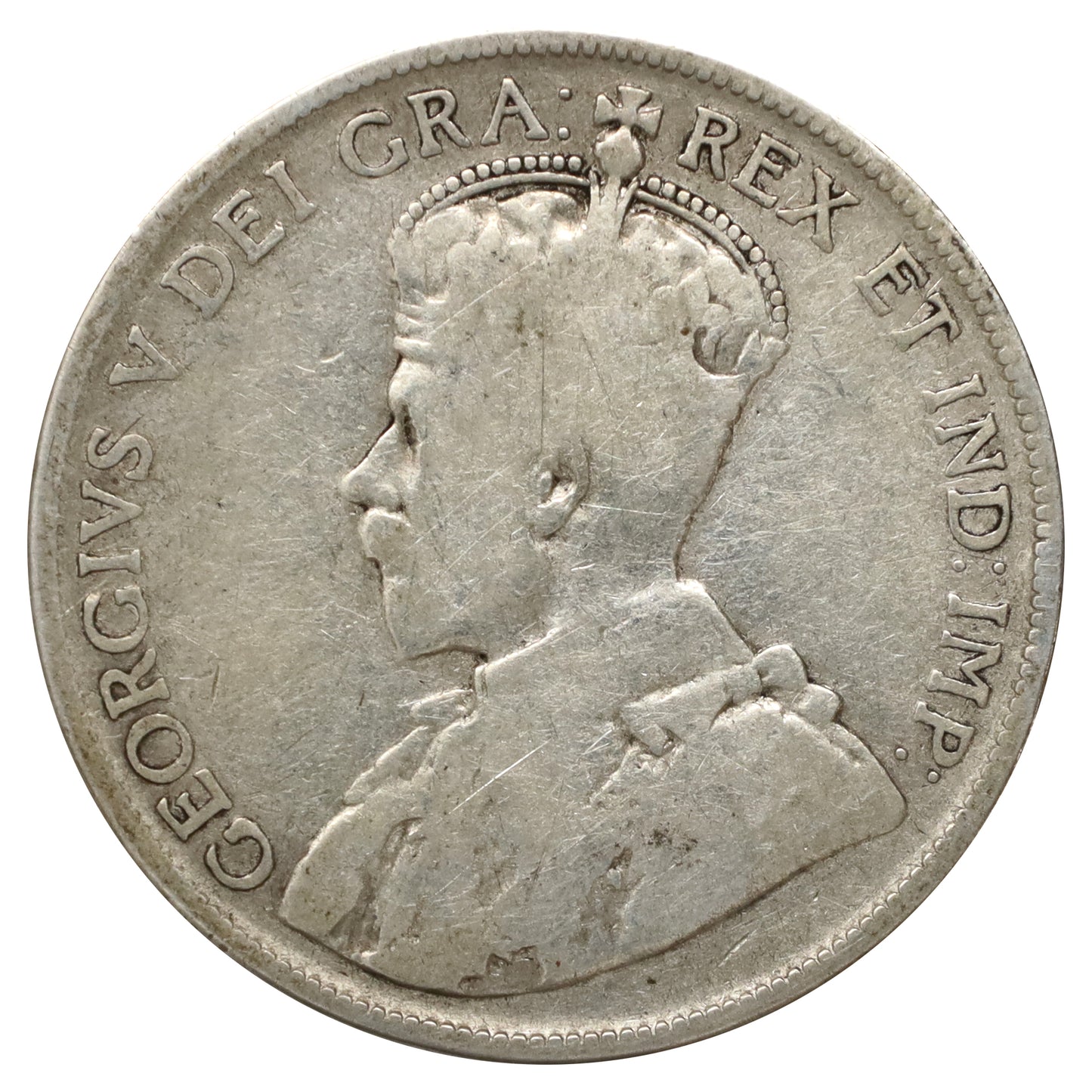 1932 Canada 50-cents G-VG (G6) Scratched, marks, or impaired