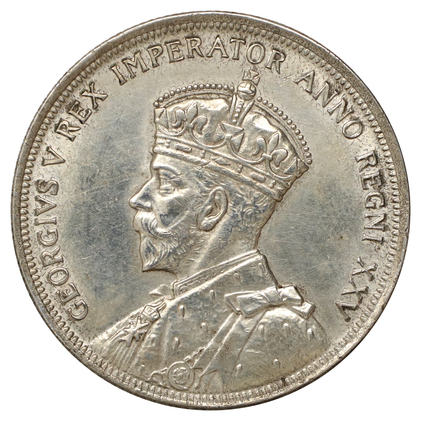 1935 Double Voyageur Canada Dollar AU-UNC (AU55) Scratched, marks, or impaired