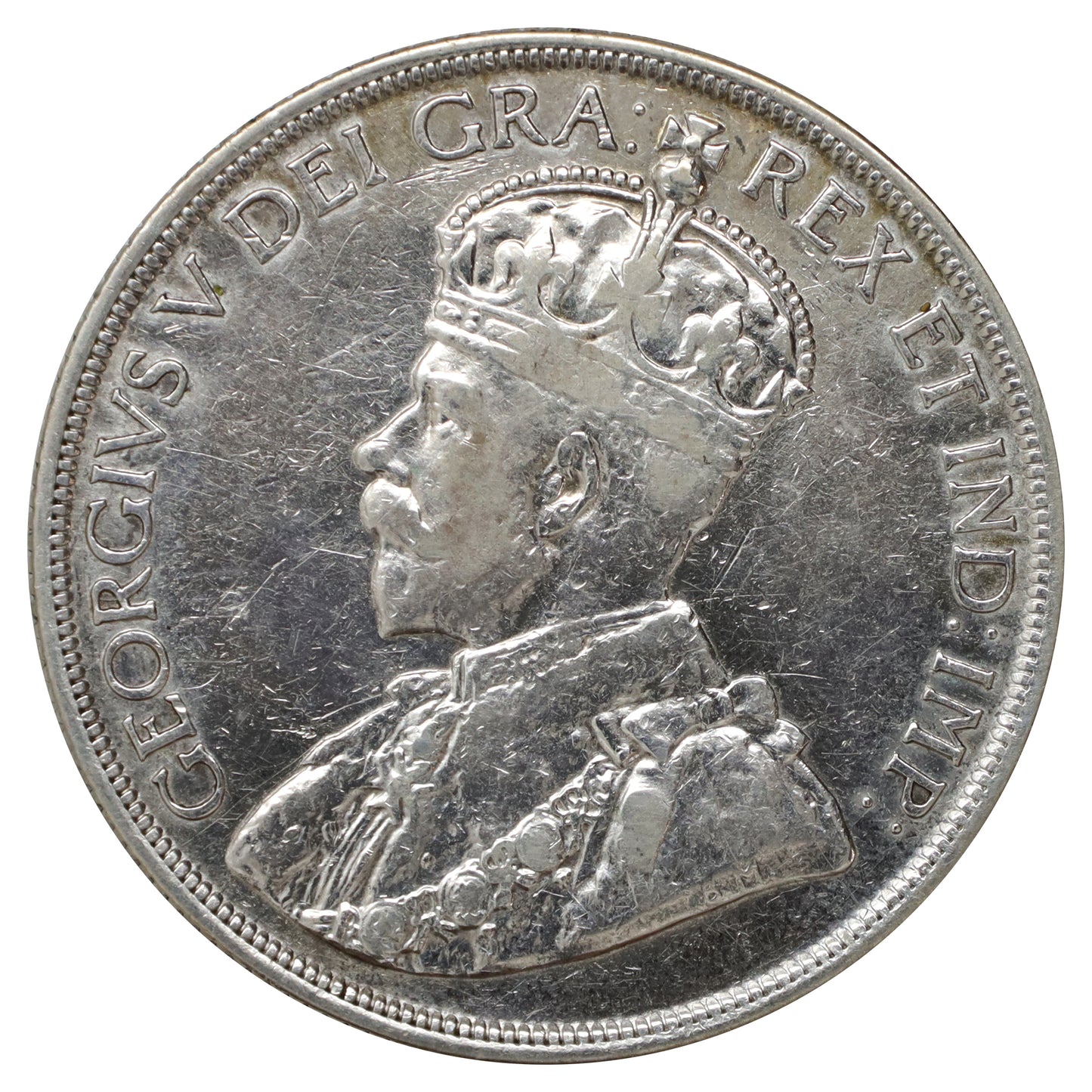 1936 Canada Dollar Circulated (Scratched, marks, or impaired)