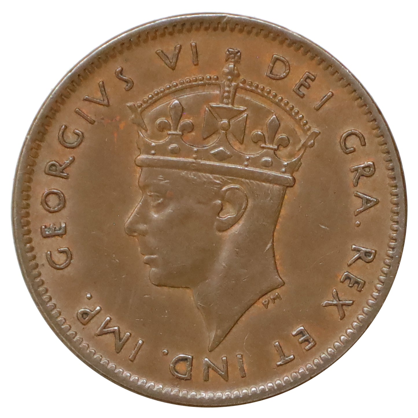 1940 Newfoundland 1-cent Almost Uncirculated (AU50) Scratched, marks, or impaired