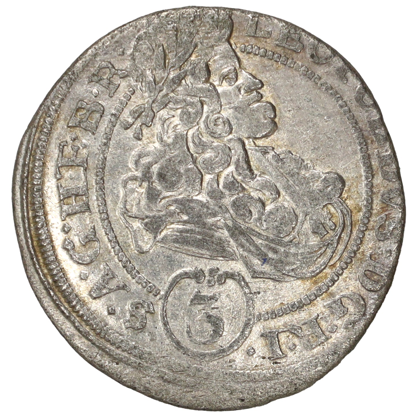 German States 1697 Leopold I 3 Kreuzer (DOD)