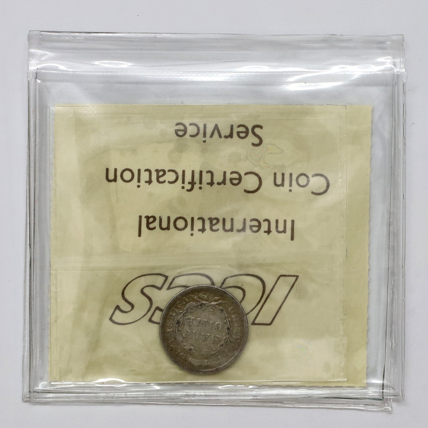 1857 USA Half Dime ICCS Certified F12 (DOD)